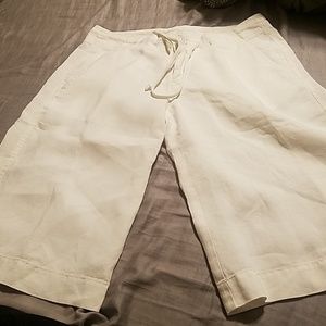 Lucky Brand long white shorts